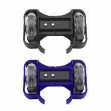 Load image into Gallery viewer, Blue/Black Flashing Roller Skating Shoes