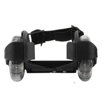 Load image into Gallery viewer, Blue/Black Flashing Roller Skating Shoes